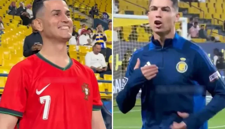 Adanalı versiyonunu gören Ronaldo’nun tepkisi olay oldu