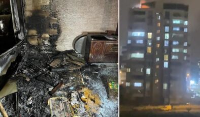 Ünlü ismin aile evi alevlere teslim oldu